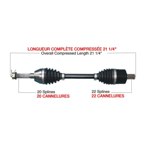 TrakMotiveHD Complete HD Axle POLARIS - 216515