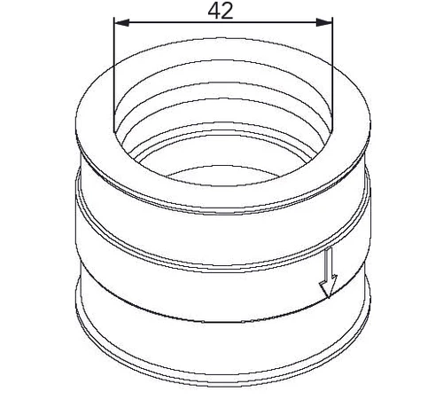 Kimpex Carburetor Adapter Mounting Flange MOTO-SKI, SKI-DOO - 301701