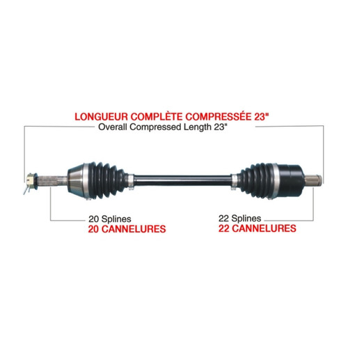 TrakMotiveHD Complete HD Axle POLARIS - 216521
