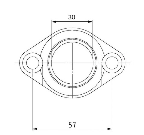 Kimpex Carburetor Adapter Mounting Flange Fits Polaris - 301711