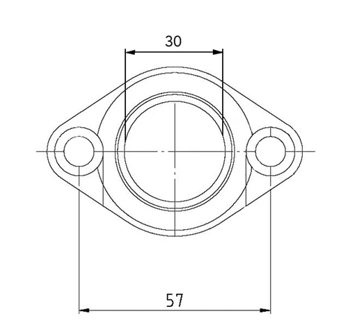 Kimpex Carburetor Adapter Mounting Flange Fits Polaris - 301711