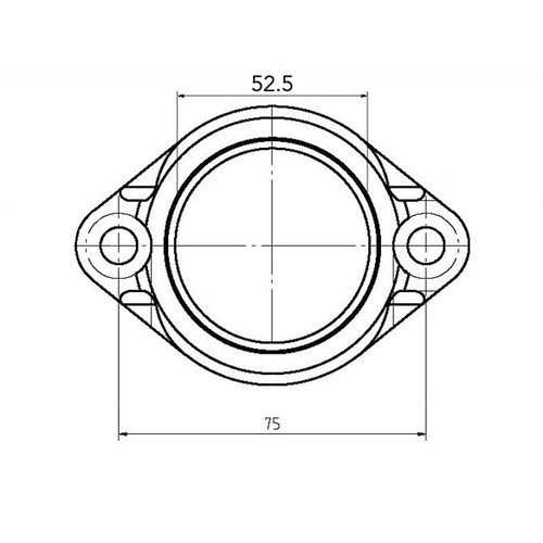 Kimpex Carburetor Adapter Mounting Flange ARCTIC CAT - 301713