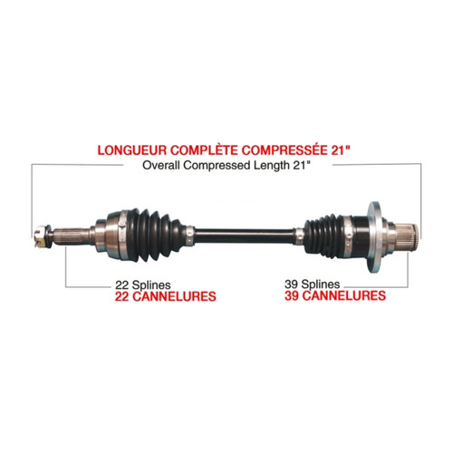 TrakMotiveHD Complete HD Axle SUZUKI - 216529