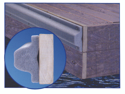 Dock Edge  Boat Shield Dock Bumper 48" x 5" x 2 3/4" - 720940 Dock Edge  Boat Shield Dock Bumper 48" x 5" x 2 3/4" - 720940
