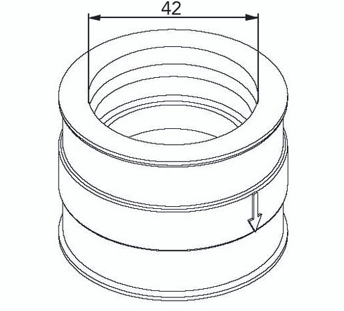 Kimpex Carburetor Adapter Mounting Flange SKI-DOO - 301746