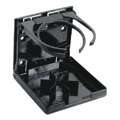 Attwood Black Fold-Up Cup Holder - 780055