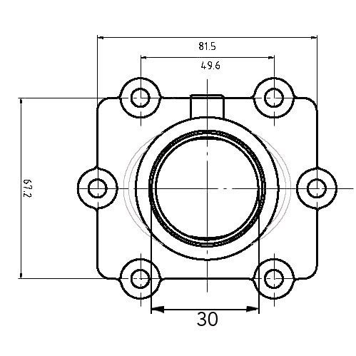 Kimpex Carburetor Adapter Mounting Flange ARCTIC CAT - 301740