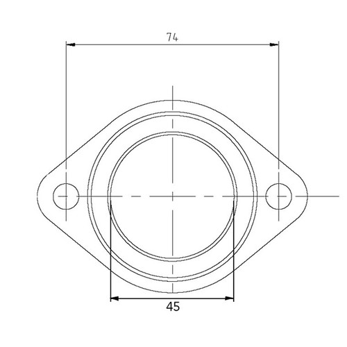 Kimpex Carburetor Adapter Mounting Flange Fits Arctic cat - 301738