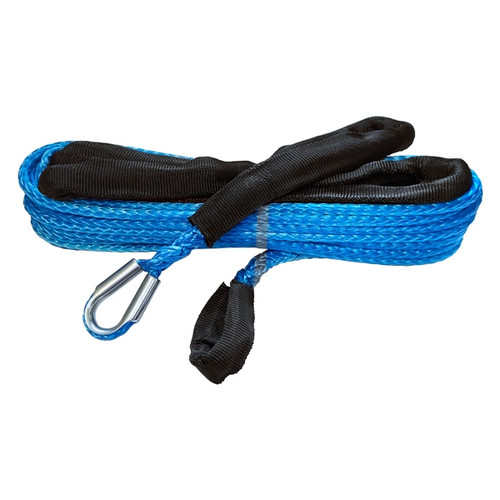 KFI Products Blue Synthetic Winch Cable Extension 7700 lbs - 218066