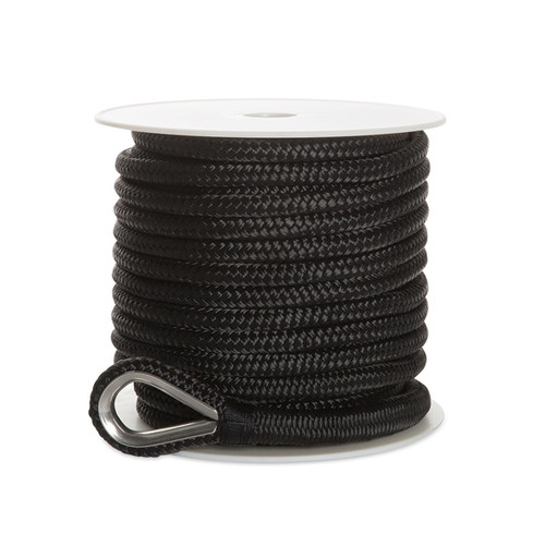 Kimpex Double Braid Anchor Line 100' - 3/8" - Nylon - Double Braided - 748590