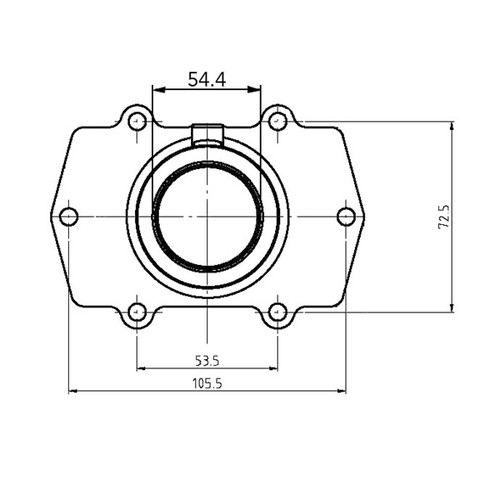 Kimpex Carburetor Adapter Mounting Flange ARCTIC CAT - 104570