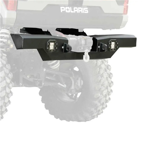 Super ATV Winch Ready Bumper Rear - Steel - Fits Polaris - 315871