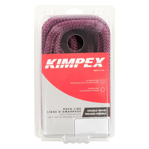 Kimpex Multi-Filament Polypropylene Dock Line 25' - 1/2" - Polypropylene - Multi-filament - 748597
