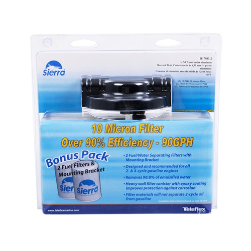 Sierra Two Fuel Water Separator Filters 18-7983-2 - 728263