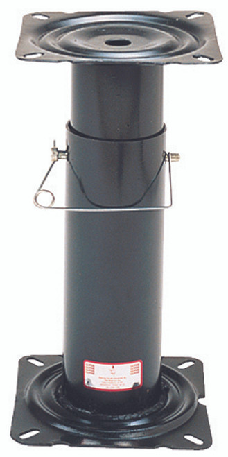 Wise Fixed Black Powder Coated Steel Seat Pedestal - 721228