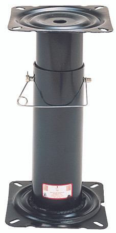Wise Fixed Black Powder Coated Steel Seat Pedestal - 721228