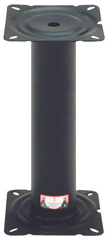 Wise Fixed Black Powder Coated Steel Seat Pedestal - 721229