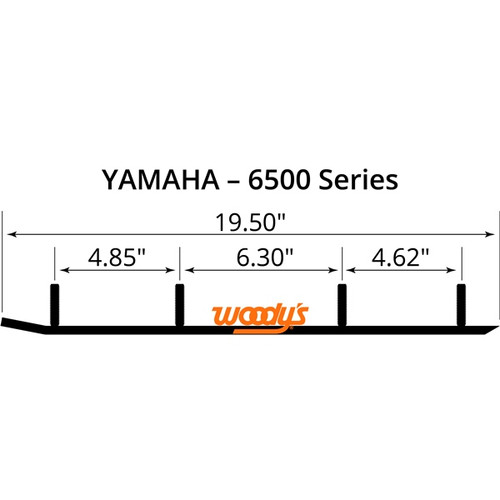 WOODYS Trail Blazer IV Carbide Runner YAMAHA - 463224