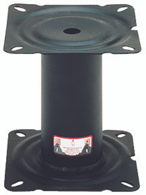 Wise Fixed Black Powder Coated Steel Seat Pedestal - 721230