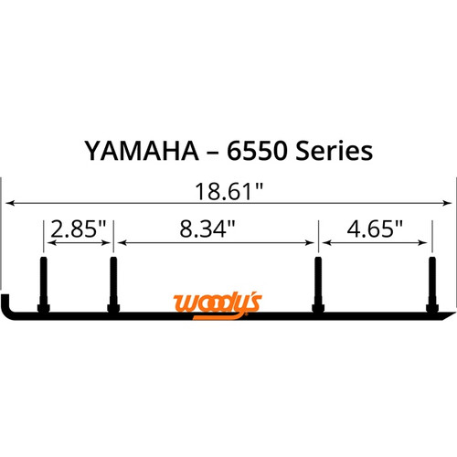 WOODYS Trail Blazer IV Carbide Runner YAMAHA - 463225