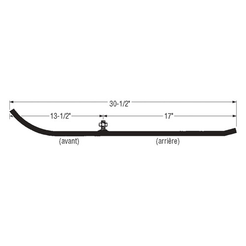 Kimpex Standard Wear Bar Fits Arctic cat - 274326