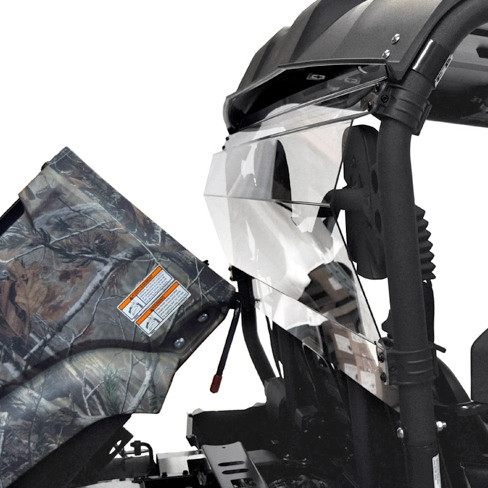 Direction 2 Rear Windshield - Scratch Resistant Fits Yamaha - 175354