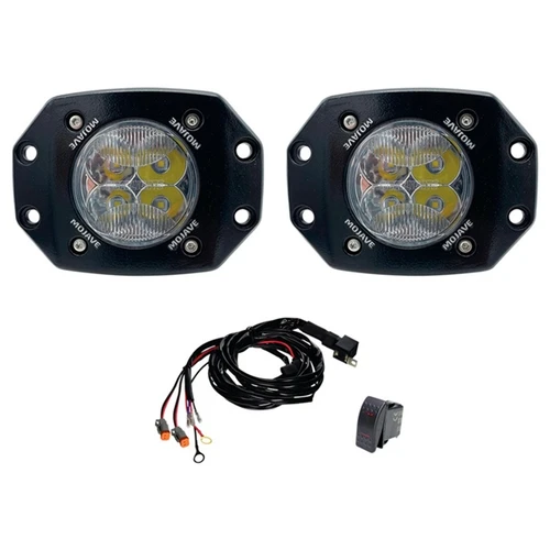 Tiger Lights Dual LED 3" Flush Mount Mojave Series Light - 351123