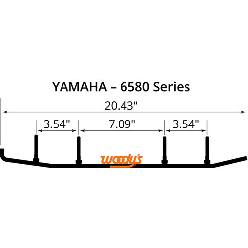 WOODYS Carbide Runner Fits Yamaha - 463236