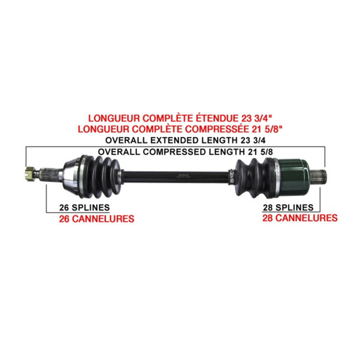 Kimpex Complete Axle POLARIS - 416123