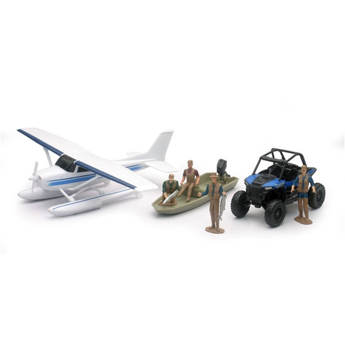 New Ray Toys Scale Model - Xtreme Adventure with Polaris ATV - 202885