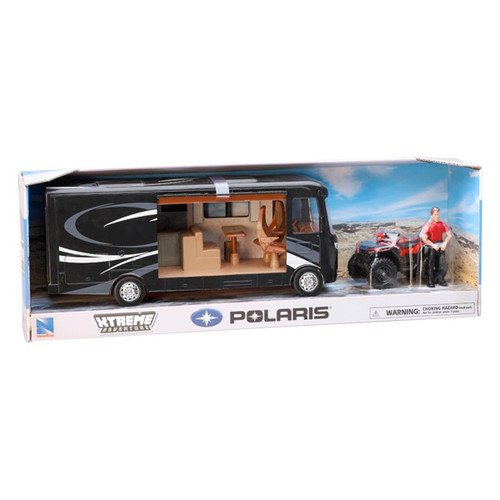 New Ray Toys Scale Model - Polaris with RV & Figure - 202886