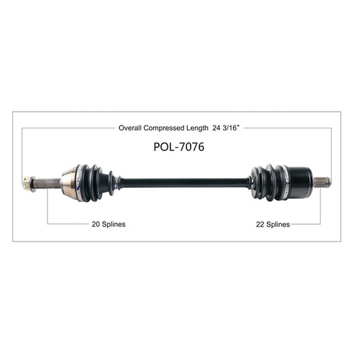 TrakMotive Complete Axle POLARIS - 216659