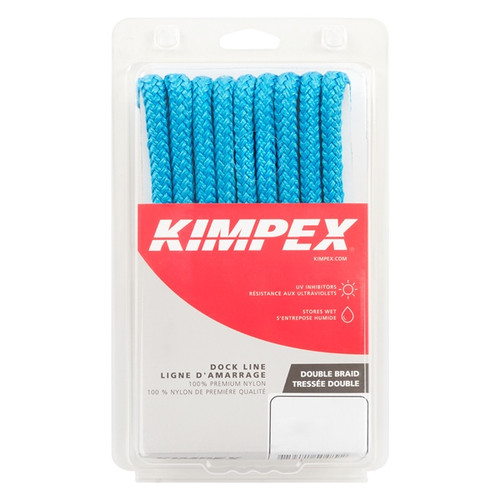 Kimpex Double Braided Dock Line 10' - 3/8" - Nylon - Double Braided - 748942