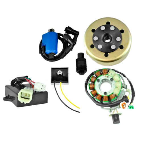 Kimpex HD Stator 200W, CDI Box, Regulator, External Ignition Coil, Flywheel, Puller YAMAHA - 225412 - 225412
