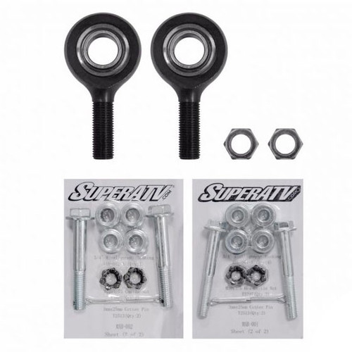 Super ATV Replacement Tie Rod End HD - 4130 Chromoly Inner, Outer - 313286