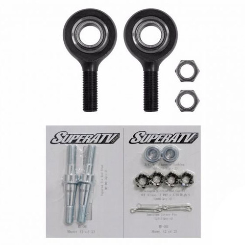 Super ATV Replacement Tie Rod End HD - 4130 Chromoly - 313287