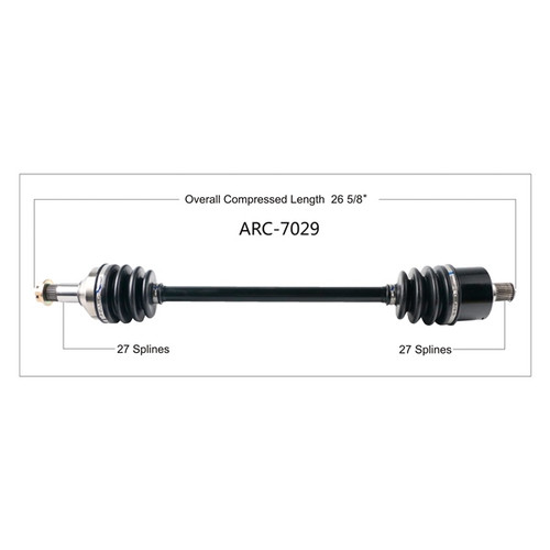 TrakMotive Complete Axle Fits Arctic cat - 216668