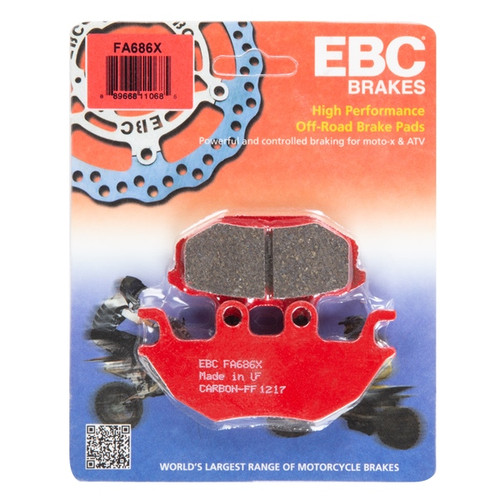 EBC  "X" Carbon Graphite Brake Pad Organic - Rear left or right - 125017