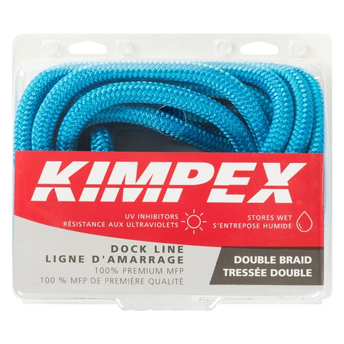 Kimpex Double Braided Dock Line 30' - 5/8" - Nylon - Double Braided - 748998