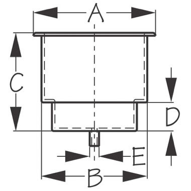 Sea Dog Flush mount combo drink holder - 781289
