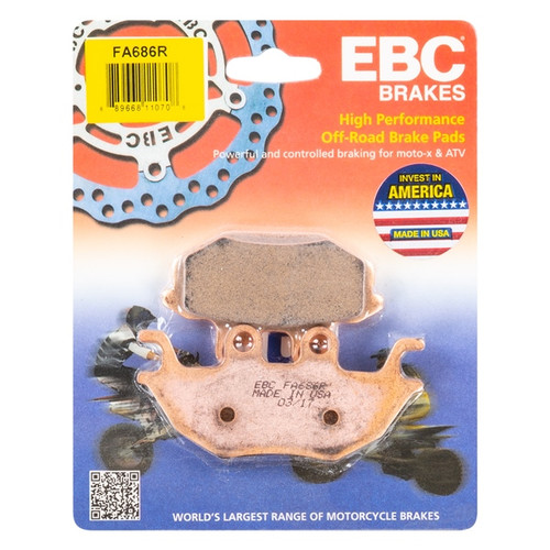 EBC  “R“ Long Life Sintered Brake Pad Sintered metal - Rear left or right - 125021