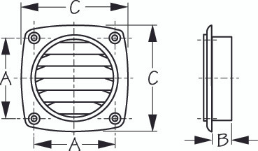 Sea Dog Thru Vent Polypropylene - 702787