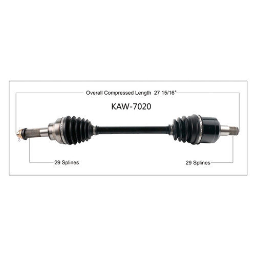 TrakMotive Complete Axle KAWASAKI - 216682