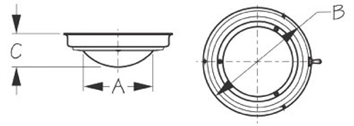 Sea Dog Dome Light - 702797