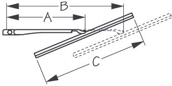 Sea Dog Original (Hook) Wiper Blades - 702805