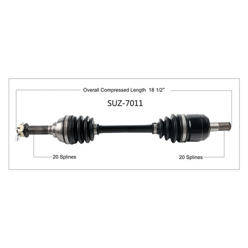 TrakMotive Complete Axle SUZUKI - 216697