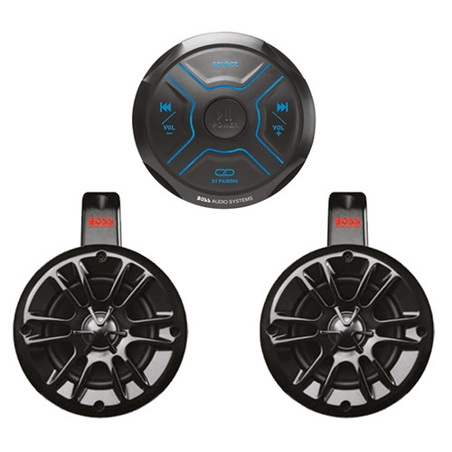 Boss Audio Receiver and Speaker Kit MG150T.4 Marine, UTV - 2 - 749007