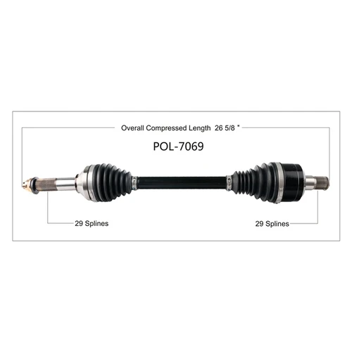 TrakMotive Complete HD Axle KAWASAKI - 216705