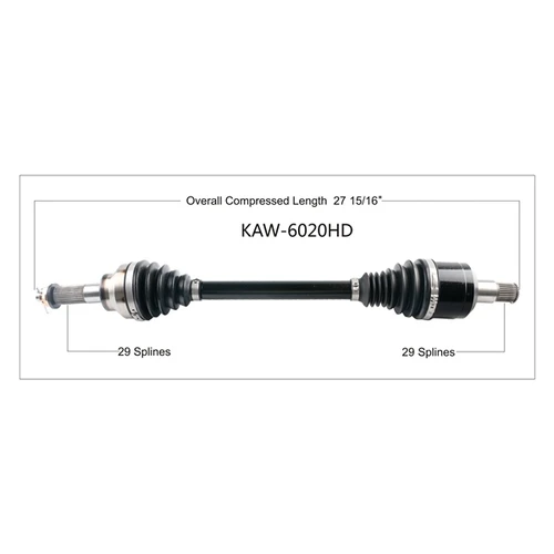 TrakMotive Complete HD Axle KAWASAKI - 216707