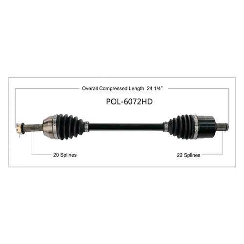 TrakMotive Complete HD Axle POLARIS - 216713
